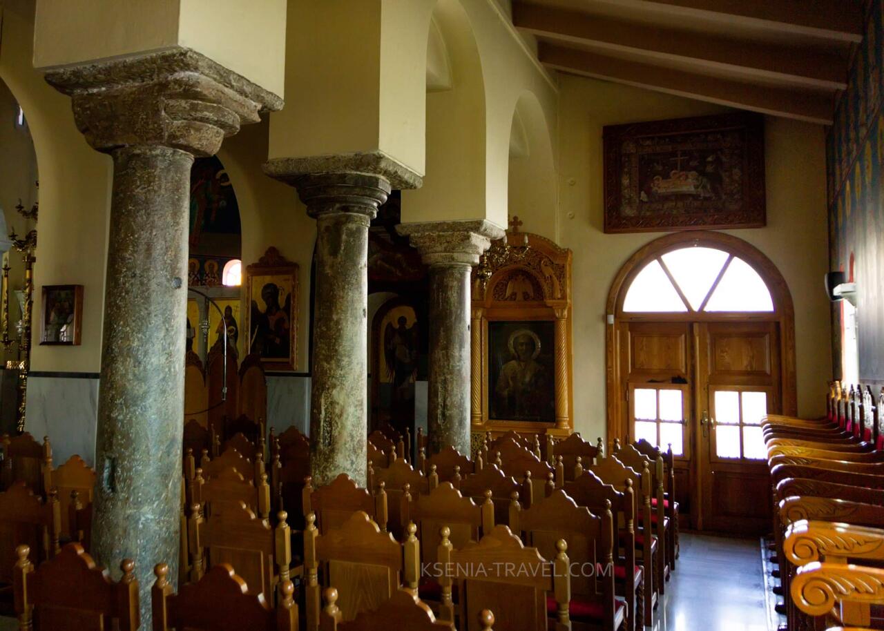 южный неф храма Архангелов, Салоники