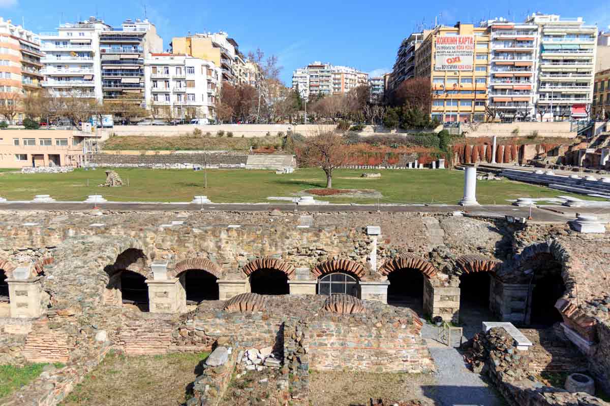 Римская агора в Салониках, Греция