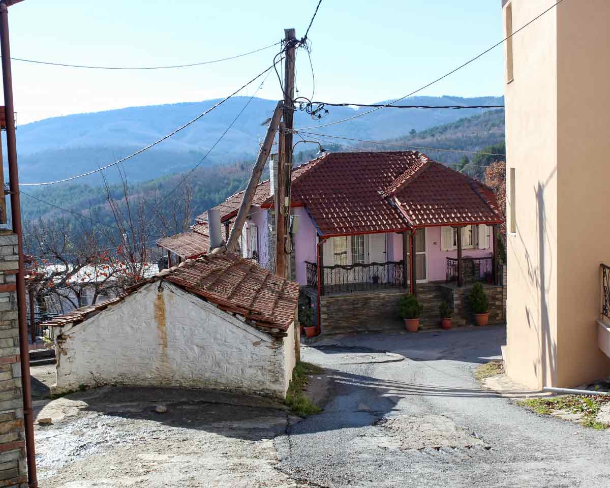 деревенские улочки в Халкидиках